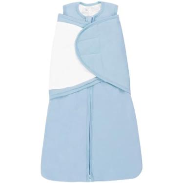 Imagem de littogoose Saco de dormir 1.0 TOG Preemie, cobertor ajustável para bebês recém-nascidos de 0 a 6 meses, Neblina, M