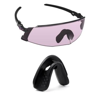 Imagem de Biyxpiv Protetores de nariz de substituição para óculos de sol Oakley Kato OO9455 Kato X OO9475, fácil instalação, 1 almofada de nariz High Bridge Fit (pequena)