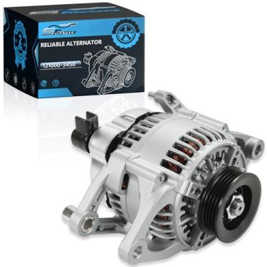 Imagem de Peça do gerador do alternador adequada para Wrangler Cherokee 2.5 4.0 L4 L6 93-98 | 93-98 Grand Cherokee | 91-92 Comanche | 97-98 TJ Dakota, substituição do gerador CA 56005685 85AB 84 121000-34500