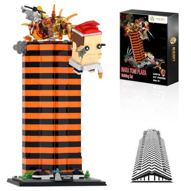 Imagem de Fox Plaza Building Block Set with Impressive Classic Scenes Showing Gangsters Being Defeated by Heroes as Skyscrapers Explode. A Collectible Gift for 8+ Fans, Boys and Girls (517 PCS)
