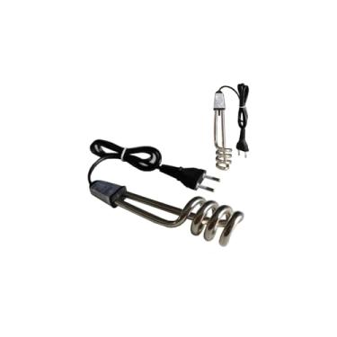 Imagem de Ebulidor Elétrico Mergulhão, Aquecedor de Água, 1000W, 110V, 27,5cm, para Aquecimento de 20 Litros, com Clipe de Fixação