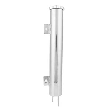 Imagem de Matybobe Tanque universal de transbordamento do refrigerante do radiador de aço inoxidável 2 x 33 cm aumenta a capacidade de água, acelera a dissipação de calor Chevy