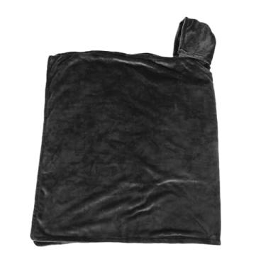 Imagem de Diydeg Cobertor Aquecido USB, 3 Níveis de Calor, 9 Zonas de Aquecimento Flanela Xale Aquecido Vestível Xale Elétrico Aquecido Xale Xale Com Capuz Com Cabo de Extensão para Escritório