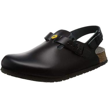 Imagem de BIRKENSTOCK Sapato Boston ESD antiestático/couro natural, Preto/bahama p, 41 EU Schmal