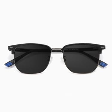 Imagem de JRLLFD Óculos de sol com armação retrô de liga de aço inoxidável para dirigir e pescar (2)