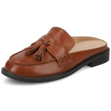 Imagem de Mocassim feminino Journee Azura Tassel Mule, Conhaque, 39