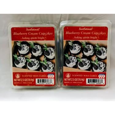 Imagem de Cupcakes de creme de mirtilo 2 pacotes de cera derrete 12 cubos no total