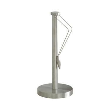 Imagem de Ioensy Suporte para Papel Toalha de, Acionamento com uma Mão, Compatível com Toalhas Padrão, Elegante e Versátil, com Base Ponderada, Ideal para Sala