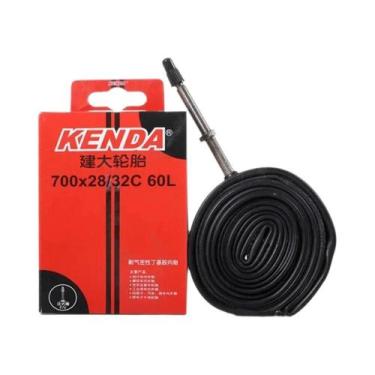 Imagem de Câmara De Ar Para Bicicleta 700C 18-45C Válvula Schrader Presta KENDA 