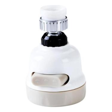 Imagem de Adaptador Torneira Giratoria 360 3 Jatos D'Agua Arejador - Shopemix