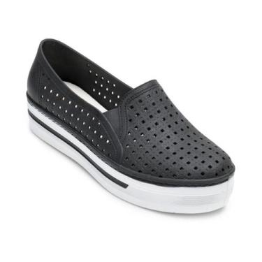 Imagem de Tenis feminino casual iate solemar tenis hospitalar confortavel, Preto