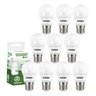 Imagem de 10 Lâmpada Bulbo Led Tkl 30 4,9w Taschibra Luz Neutro 4000k