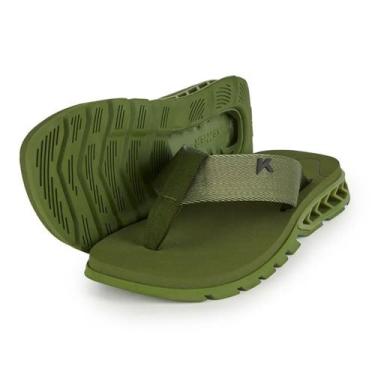 Imagem de Chinelo Kenner Rakka Mono Verde Militar, 42, Verde militar