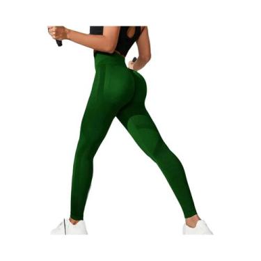Imagem de Leggings De Yoga Sem Costura Para Mulheres, Roupas De Fitness Para Tre