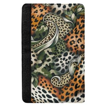 Imagem de TSENQUE Capa de cinto de segurança com estampa camuflada leopardo protetor de cinto de segurança para automóvel