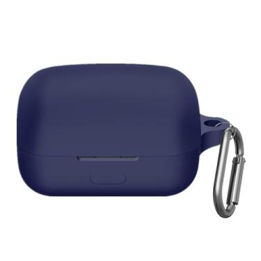 Imagem de Ankersaila Capa compatível com Sony LinkBuds WF-L900, capa protetora antiarranhões de silicone macio à prova de choque (azul noturno)