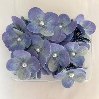 Imagem de 30 peças de pinos magnéticos fortes de flores simuladas, quadro de avisos de parede, decoração forte para kit de pendurar fotos de mapas, suporte de pôster, ímã de geladeira, grampo de cabelo de