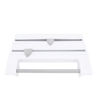 Imagem de Yinhing Dispensador de Envoltório de Cozinha Montado na Parede Fácil de Instalar Dispensador de Folha Multiuso Com Cortador Embutido Ideal para Uso Doméstico Envoltório de Plástico Folha de Alumínio