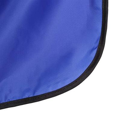 Imagem de Yinhing Capa de Cabeleireiro Leve e Macia, Pano para Corte de Cabelo, Vestido de Barbeiro, Avental para Salão de Beleza, Uso Doméstico, Tecido Não Tecido, Estampa Azul, Preto (Azul)