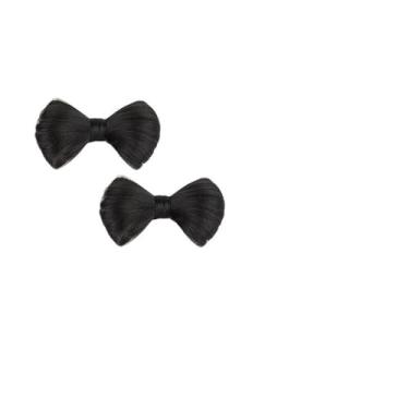 Imagem de Perucas de cabelo humano real para mulheres, cabelo com laço preto, clipe macio na peruca, cabelo humano