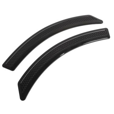 Imagem de Generic Tira de Sobrancelha para Roda de Carro, Durável, Preta, Anticolisão, Protetor, Adesivo para a Maioria Dos Modelos de Carro, 41,5x5,5cm, Resistente às Intempéries, Montagem Universal