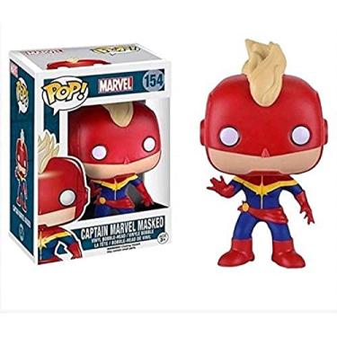 Imagem de Pop Funko 154 Captain Marvel Masked Gts Exclusive Funko Multicolorido Pequeno