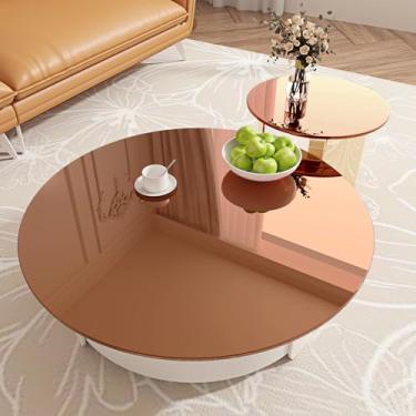 Imagem de EPPKILY Adesivos espelhados dourados champanhe para destacar e colar espelhos para parede autoadesivos, papel de contato espelhado, papel de parede flexível para bancadas, armários, casa, papel