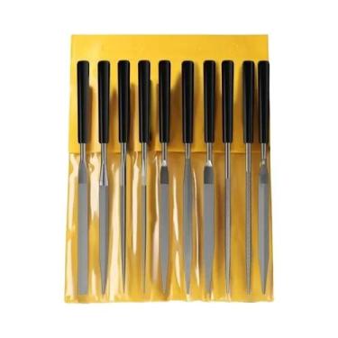 Imagem de Conjunto De 10 Limas De Metal Para Polimento De Madeira E Metal, Ferra