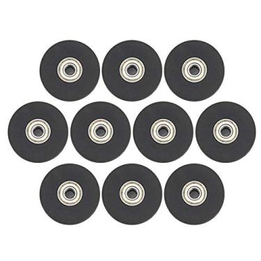 Imagem de KIMISS Polia de Rolamento Fitness de Nylon 50mm, Polia de Rolamento para Exercícios Em Casa, Acessório de Treinamento de Força para Academia e Equipamentos de Ginástica Com 10 Peças