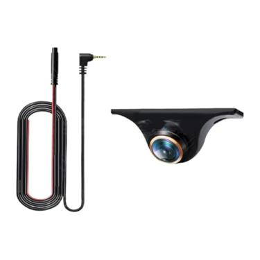 Imagem de Câmera de estacionamento AHD 1080P para carro, câmera traseira com lente olho de peixe dourada de 170°, visão noturna Full HD, câmera frontal para ré, câmera veicular 360 (cabo de 15 m)