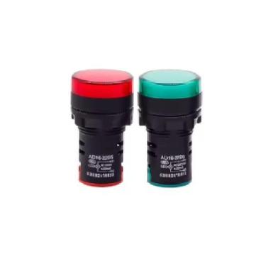 Imagem de Kit 02 Lampada Sinaleiro Led AD16-22DS - 220V Verde Vermelho - ATMX