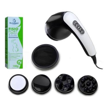 Imagem de Massageador Orbital Com Infravermelho Corrente Russa + Creme Redutor -