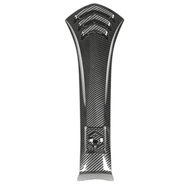 Imagem de KIMISS Capa de Carenagem de Cabeça de Motocicleta Estilo Fibra de Carbono Suporte de Gravata de Buzina Frontal para Ajuste para GTS 250 300 GTV 300 - Proteção Aerodinâmica e Atualização de Estilo (A)