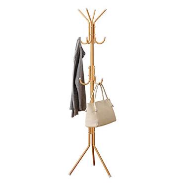 Imagem de ORGANIZADOR DE CASA Cabideiro Aço com Ganchos para Roupas Jaquetas Chapéus e Guarda-chuvas Apoio Móvel Quarto Entrada