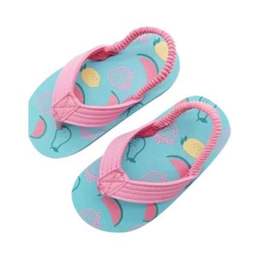 Imagem de Chinelos De Verão Para Crianças Com Estampa De Animais Antiderrapantes