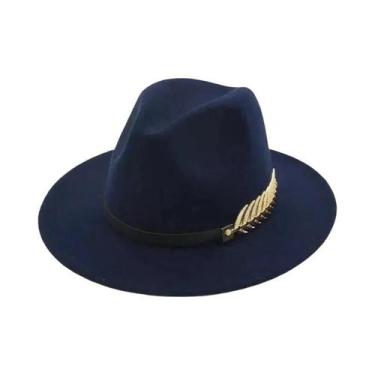 Imagem de Chapéus De Jazz De Lã Com Aba Larga Para Casais, Estilo Vintage Britân