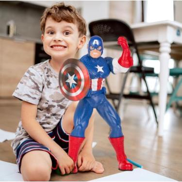 Imagem de Boneco de vinil Gigante Capitão América Comics 50 cm - Marvel