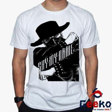 Imagem de Camiseta Ateez 100% Algodão Kim Hongjoong K-pop Geeko, Branco gola car