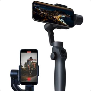 Imagem de Estabilizador Gimbal para Celular 3 Eixos - Vídeos Estáveis com Modos Inteligentes