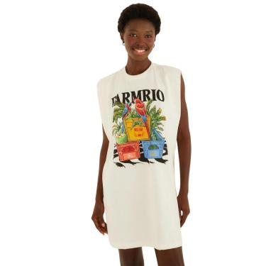 Imagem de Vestido Curto Farm Rio Engradados-Feminino