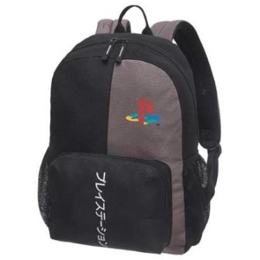 Imagem de Mochila Costas Escolar Video Game PS Playstation Gamer Gray Pacific-Masculino