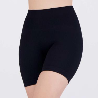 Imagem de Shorts Lupo Sport Canelado Seamless Feminino Preto-Feminino