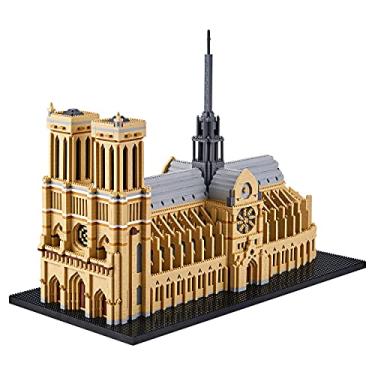 Imagem de Notre Dame de Paris 7380 PCS Micro Building Blocks Set - Detailed Architectural Model Kit for Adults & Teens, Creative DIY Gift Idea, Miniature Construction Kit for Architecture Enthusiasts