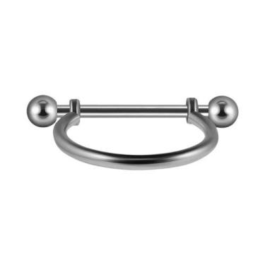 Imagem de Brinco De Barra De Cristal De Zircônia Micro Opal De Titânio 16g Para 