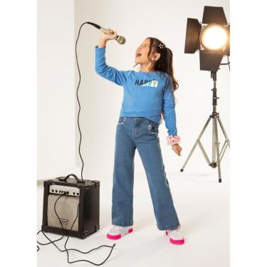 Imagem de Blusa cropped infantil menina Mari Santos Brandili-Feminino