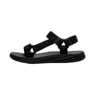 Imagem de Sandálias Casuais Masculinas Pretas Para Atividades Ao Ar Livre, Respi