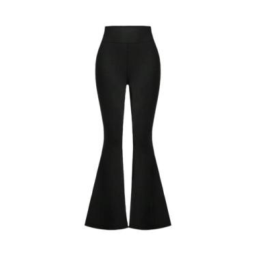 Imagem de Calça Feminina Cintura Alta - Modelagem Sino - Casual - Primavera/Verã