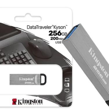 Imagem de Pen Drive Usb 3.2 Pen Drive Dtkn/256gb  Datatraveler Kyson 256gb Usb 3.2 Gen1 Metal