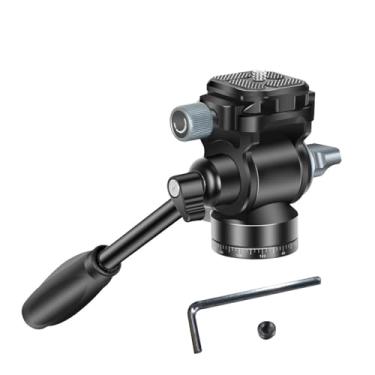 Imagem de Akozon Cabeça de tripé Com Alça de Capacidade de Carga de 8 Kg para Foto Panorâmica de Câmera de Vídeo DSLR