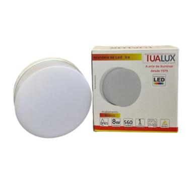 Imagem de Arandela Ice 8w Redondo 12cm 6500k Tualux